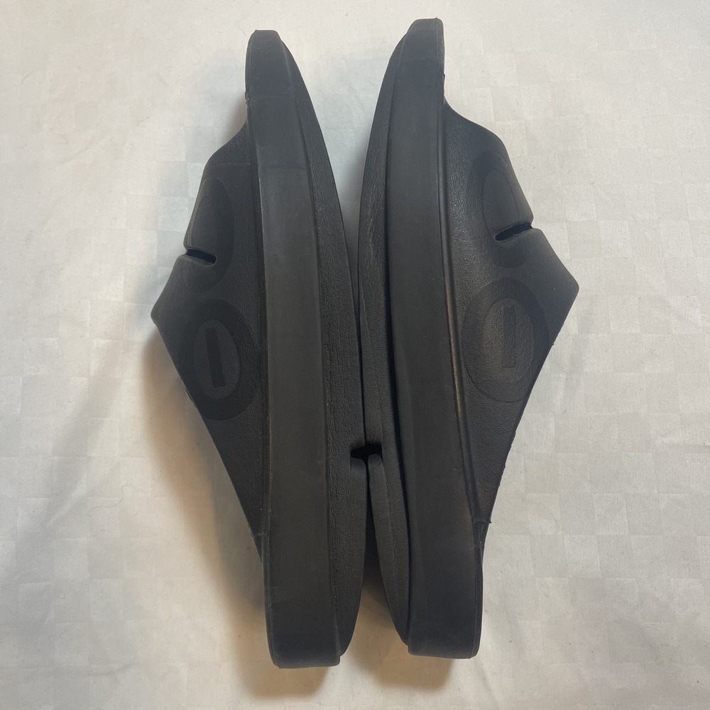OOFOS Ooahh Slides Black Recovery Comfort Sandals Womens 8 EU 39 - Picture 4 of 8